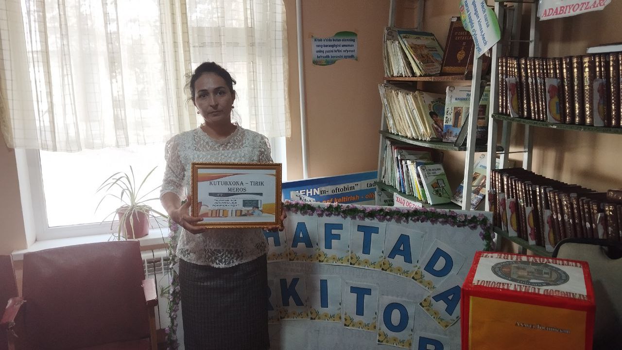 "Kutubxona-tirik meros"